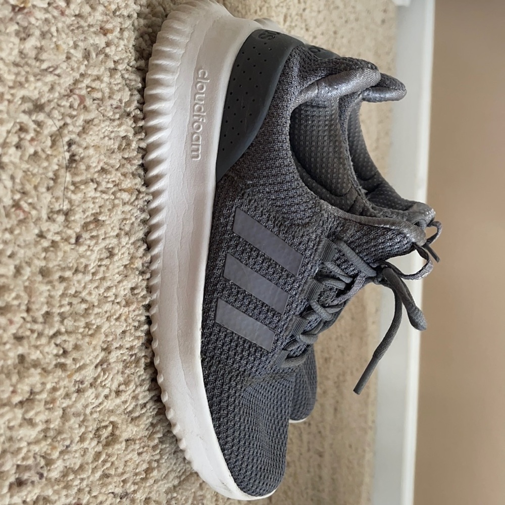 Grey Adidas Cloudfoam size 6 - Picture 2 of 6